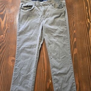 Womens Democracy Beige Tan High Rise Straight Jeans 16